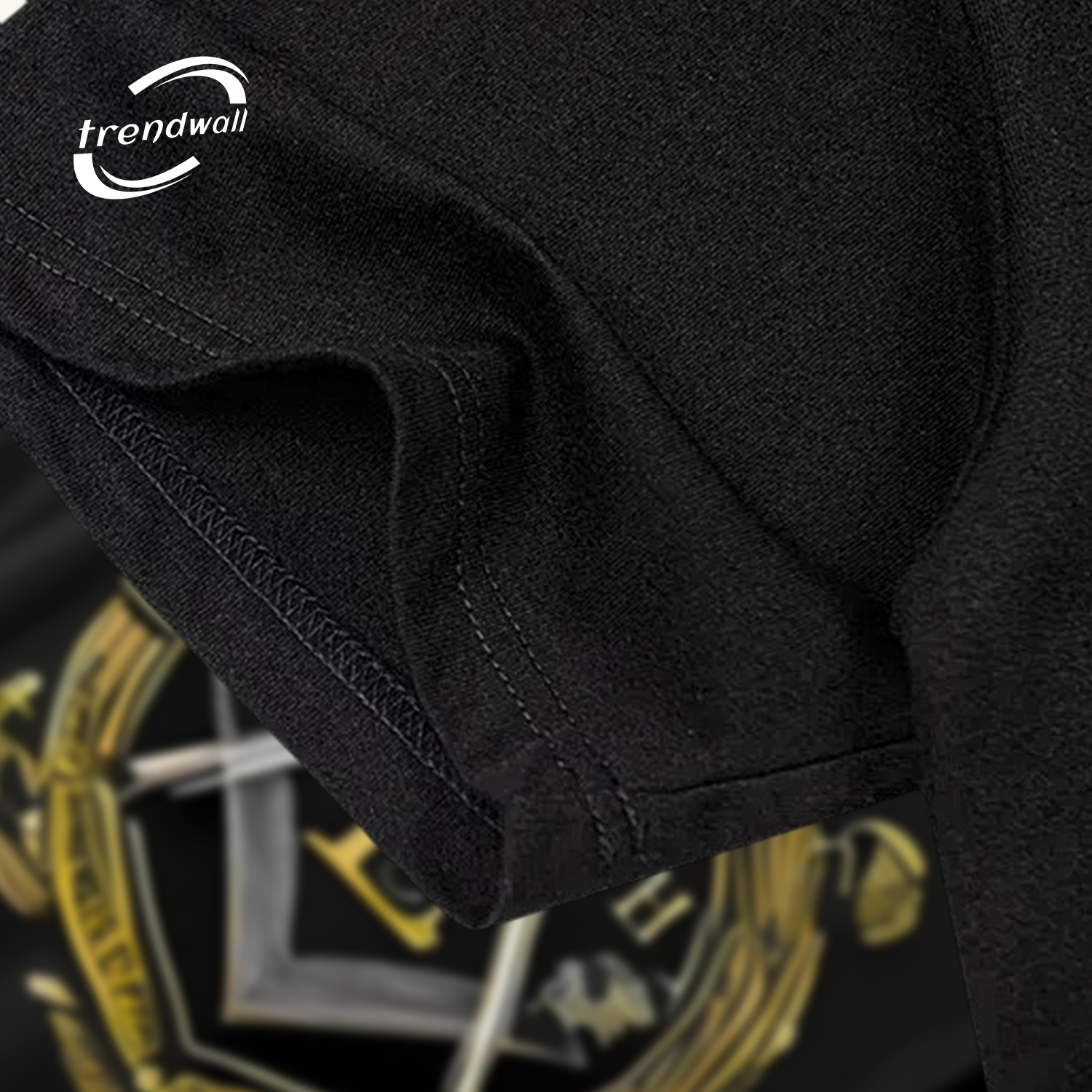 Masonic T-Shirt – Gold ‘E’ Letters & Masonic Symbol Design 