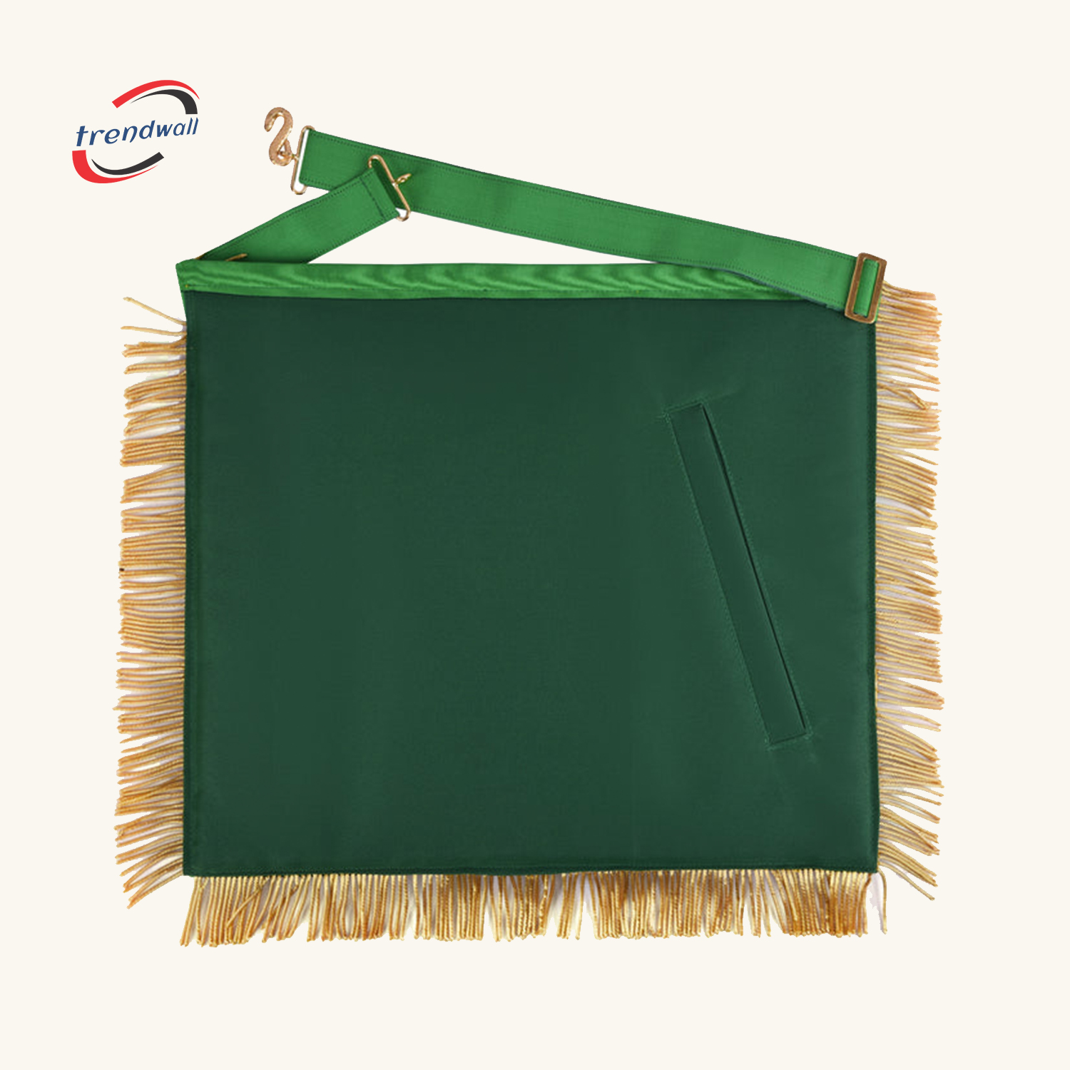 Sovereign Master Allied Masonic Degrees Apron - Gold Trim & Fringe