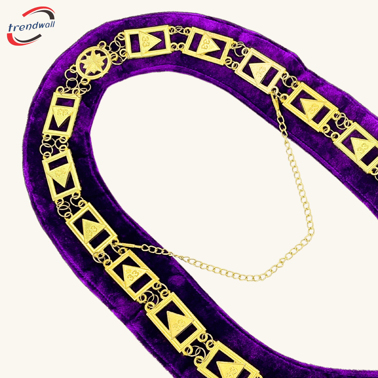 33rd Degree Purple Chain Collar