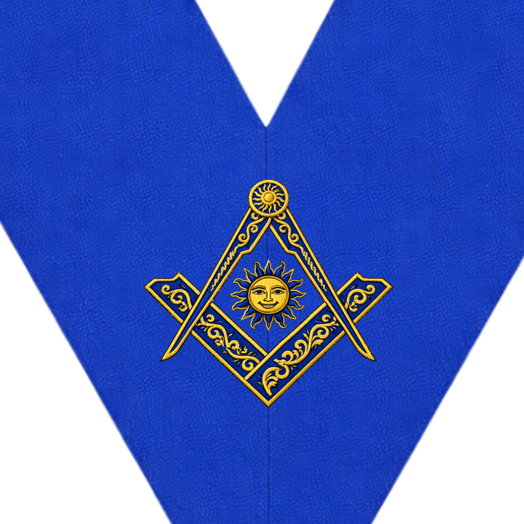 Senior Deacon Blue Lodge Collar – Royal Blue