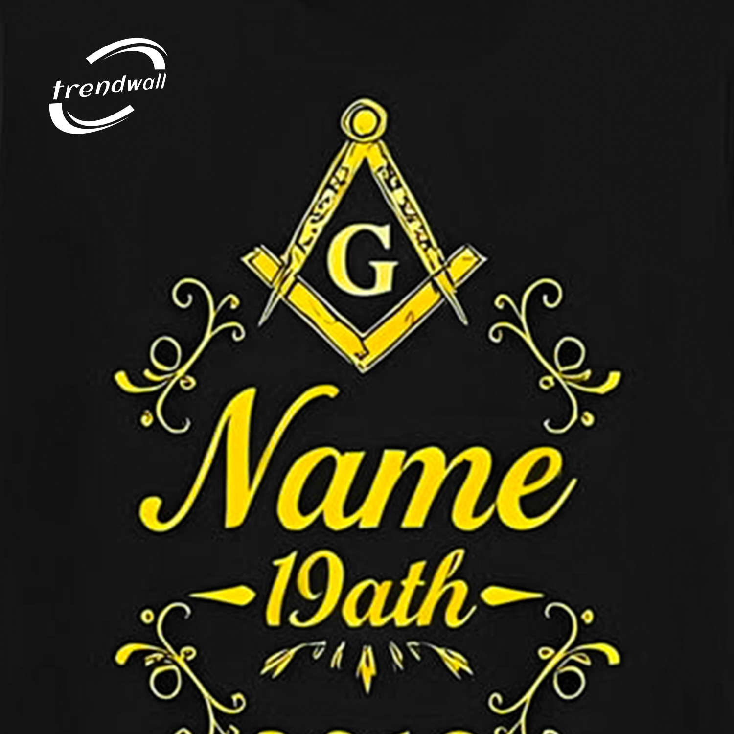 Masonic Classic Black T-Shirt