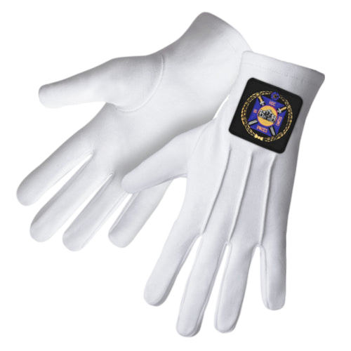 Knights Templar Commandery Gloves