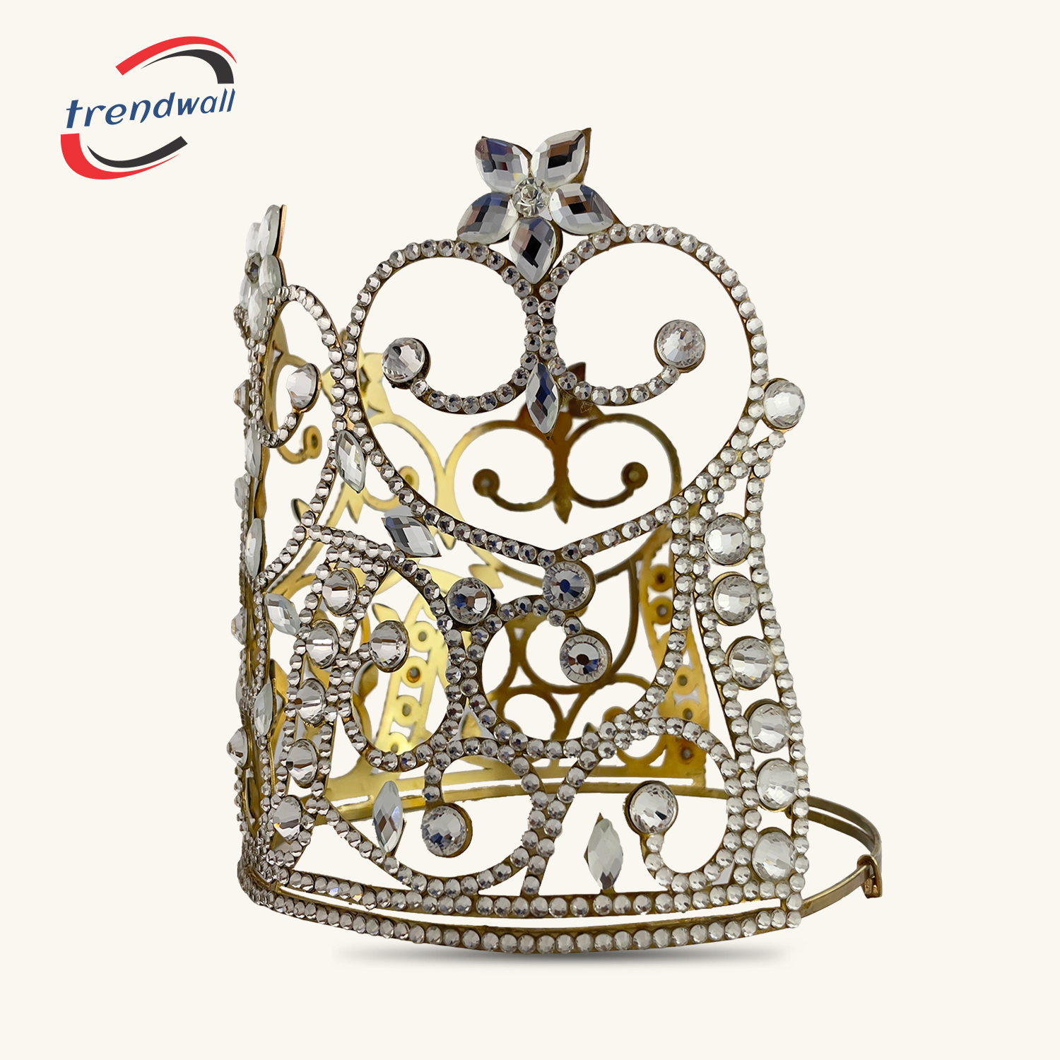 Masonic Grand WOrthy Matron Crown Tall Style Beautiful Crown Biggest Size gold Tiara