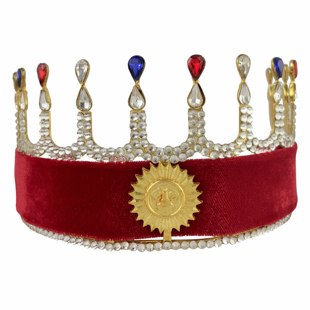 Refluent Sun Crown Gold Tone