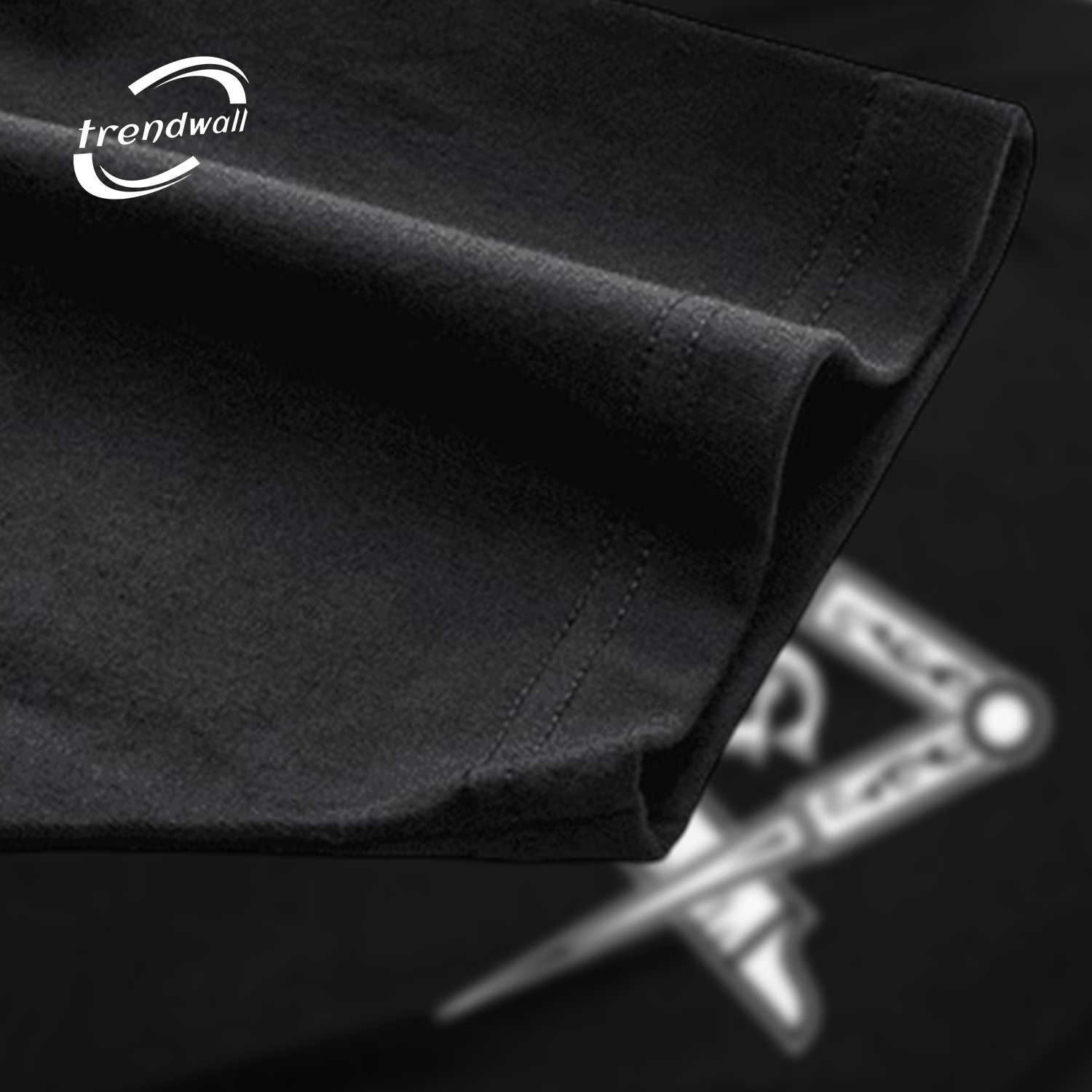 Black Masonic V-Neck T-Shirt