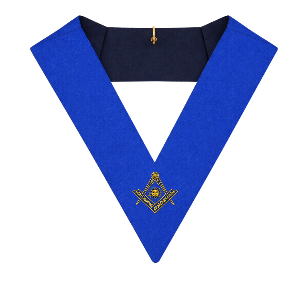 Senior Deacon Blue Lodge Collar – Royal Blue