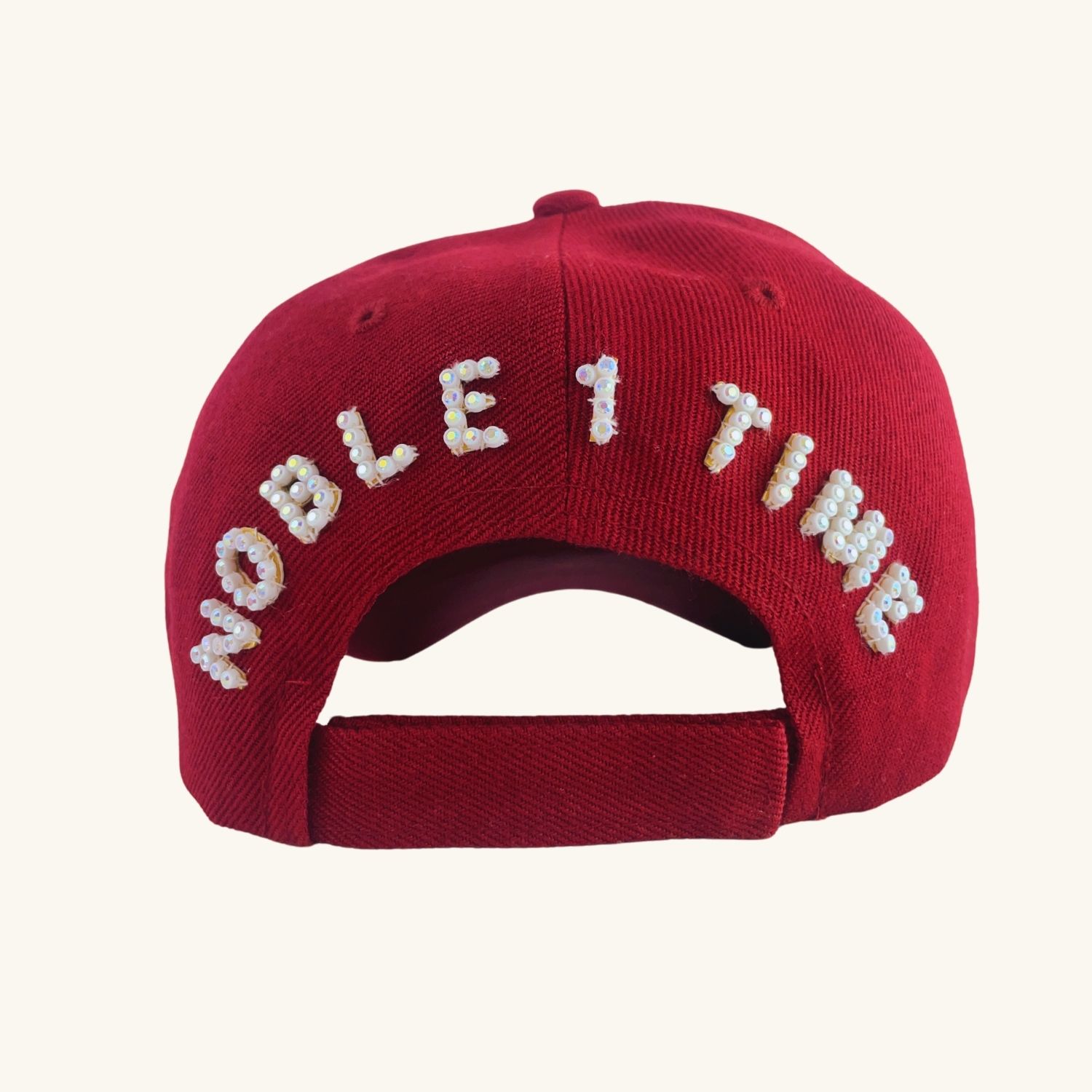 Masonic Shriners Baseball Cap – Triple Row Jewel Custom (MECCA) Temple Name with Side Emblems