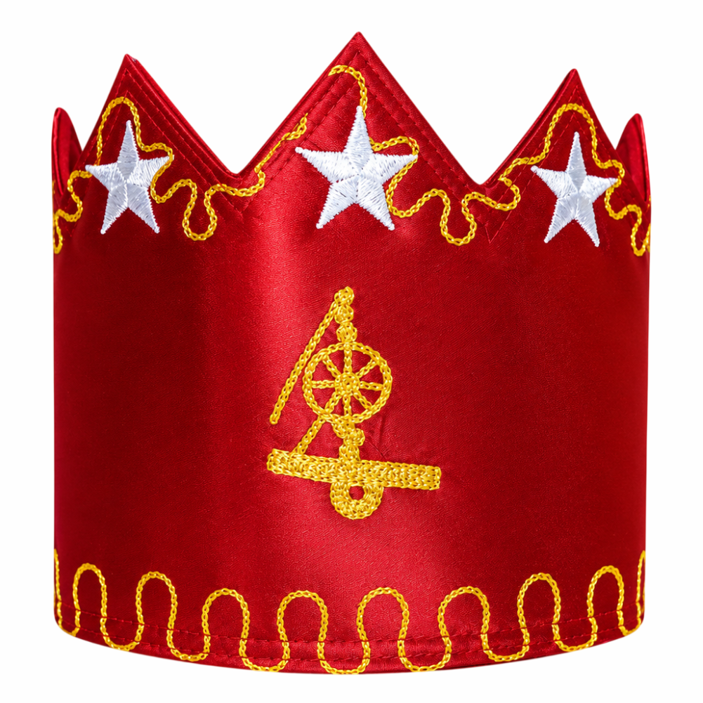 Masonic AM PM 7-Point Geneva Crown