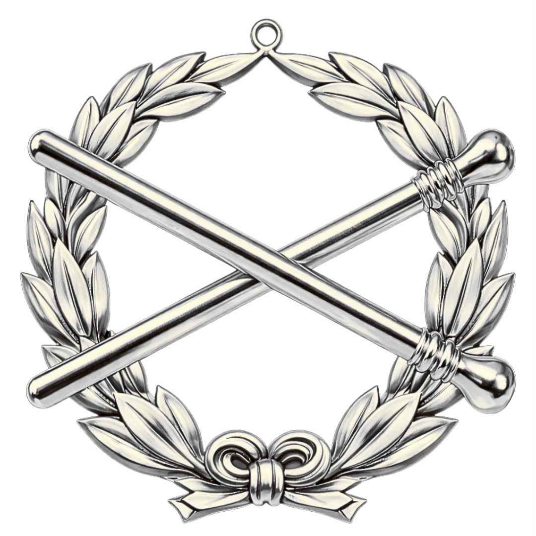 Grand Marshal Blue Lodge Officer Collar Jewel - Gold Metal