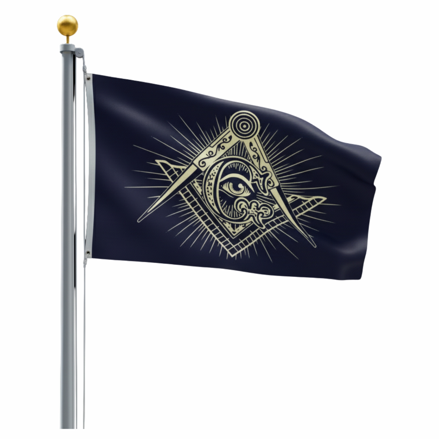 Masonic Symbol Flag 