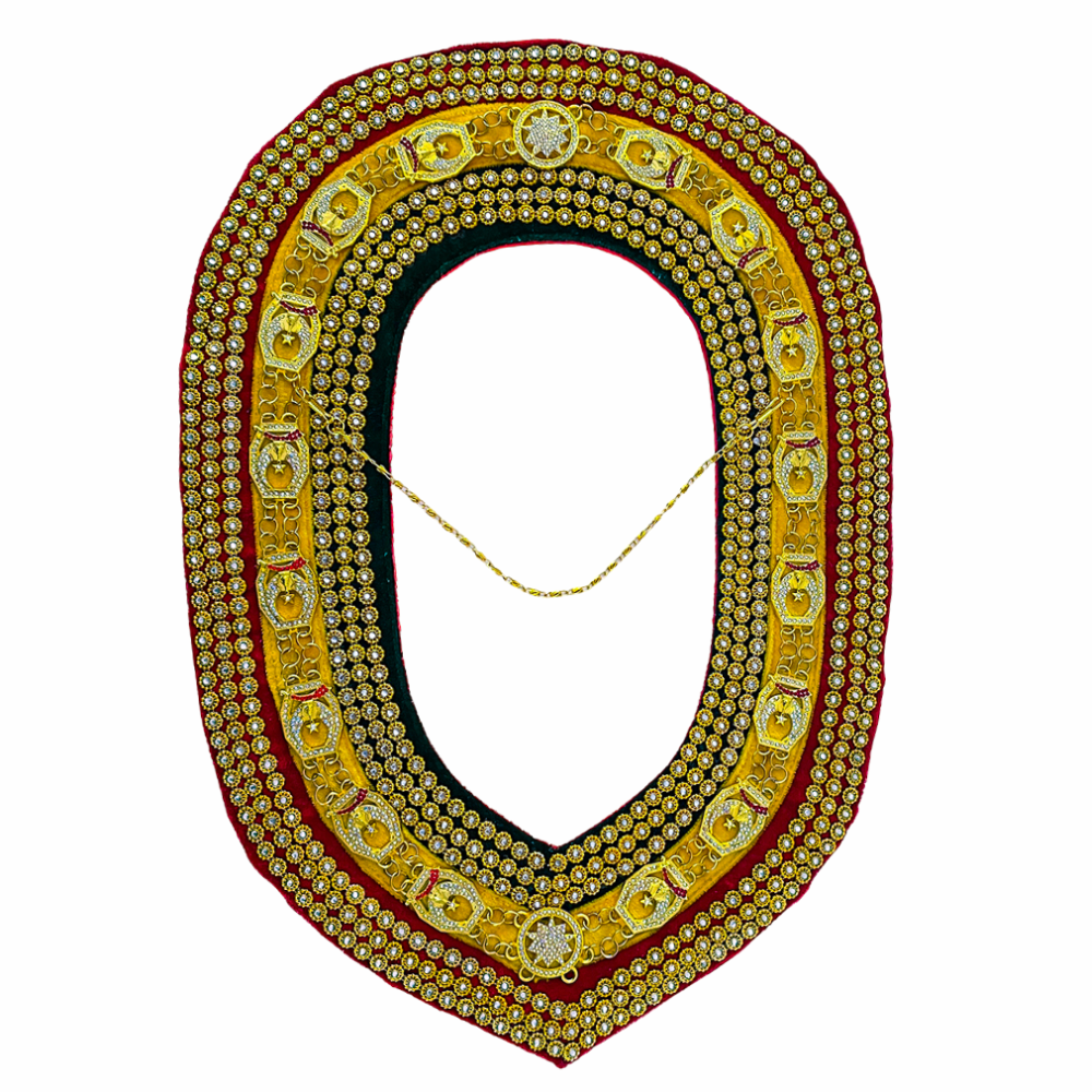 Masonic Shriners Tri-Color Chain Collar