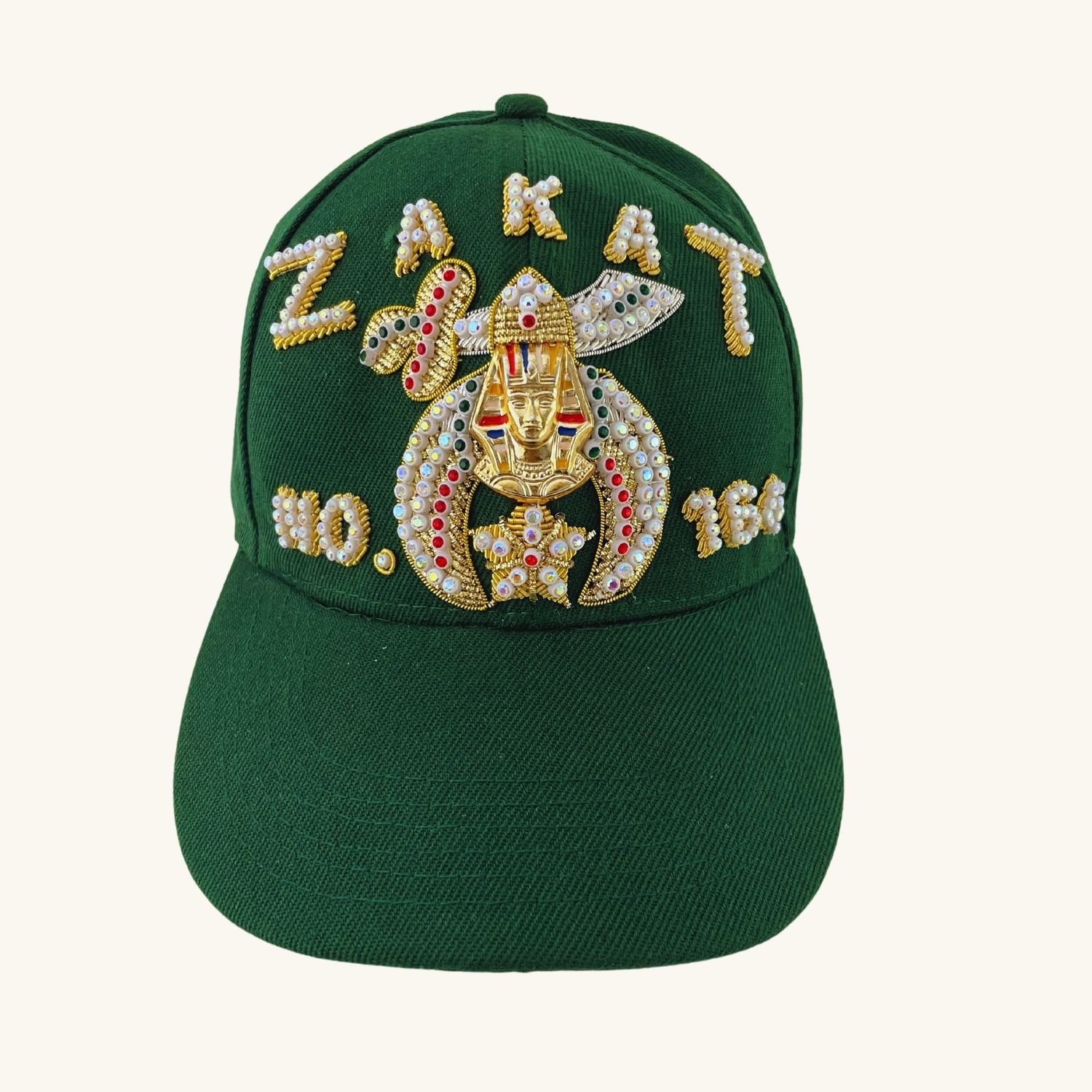 Shriners Masonic Baseball Cap – Custom Temple Name With Side Emblems