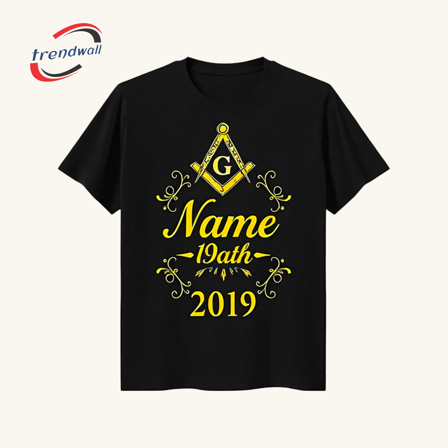 Masonic Classic Black T-Shirt