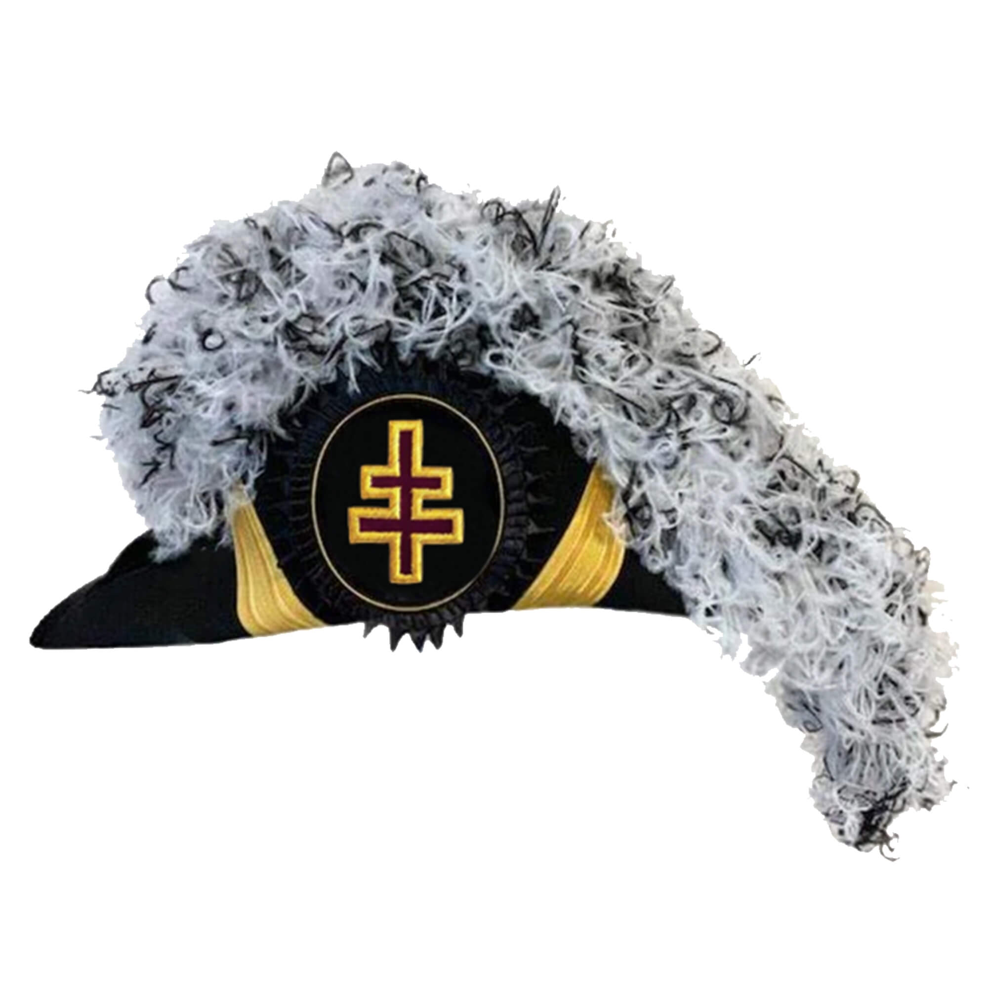 GRAND ENCAMPMENT OFFICER KNIGHTS TEMPLAR COMMANDERY CHAPEAU 