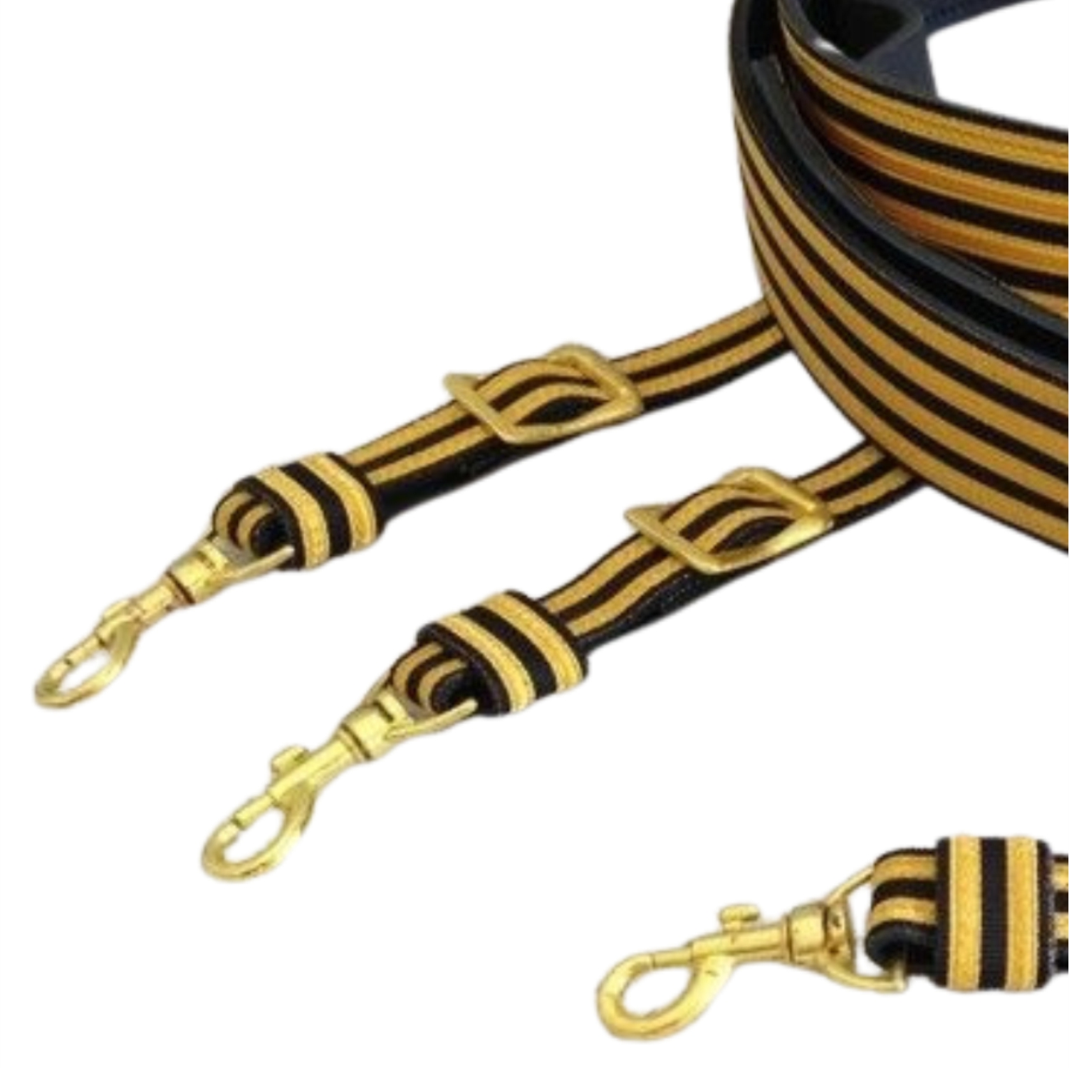 Past Commander Knights Templar Commandery Regalia Belt – Black & Gold Lace Edition