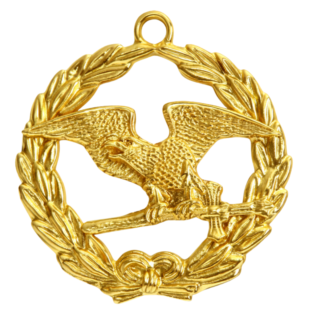 Grand Junior Warden Knights Templar Commandery Officer Collar Jewel