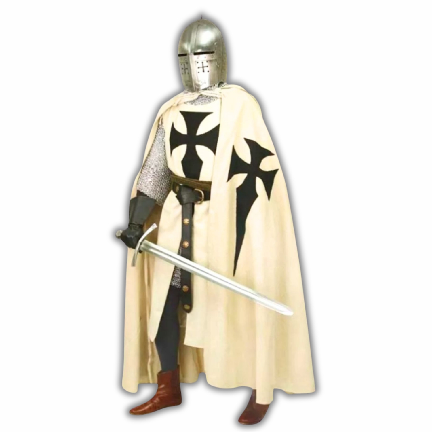 Knight Templar Tabard Surcoat with Cross