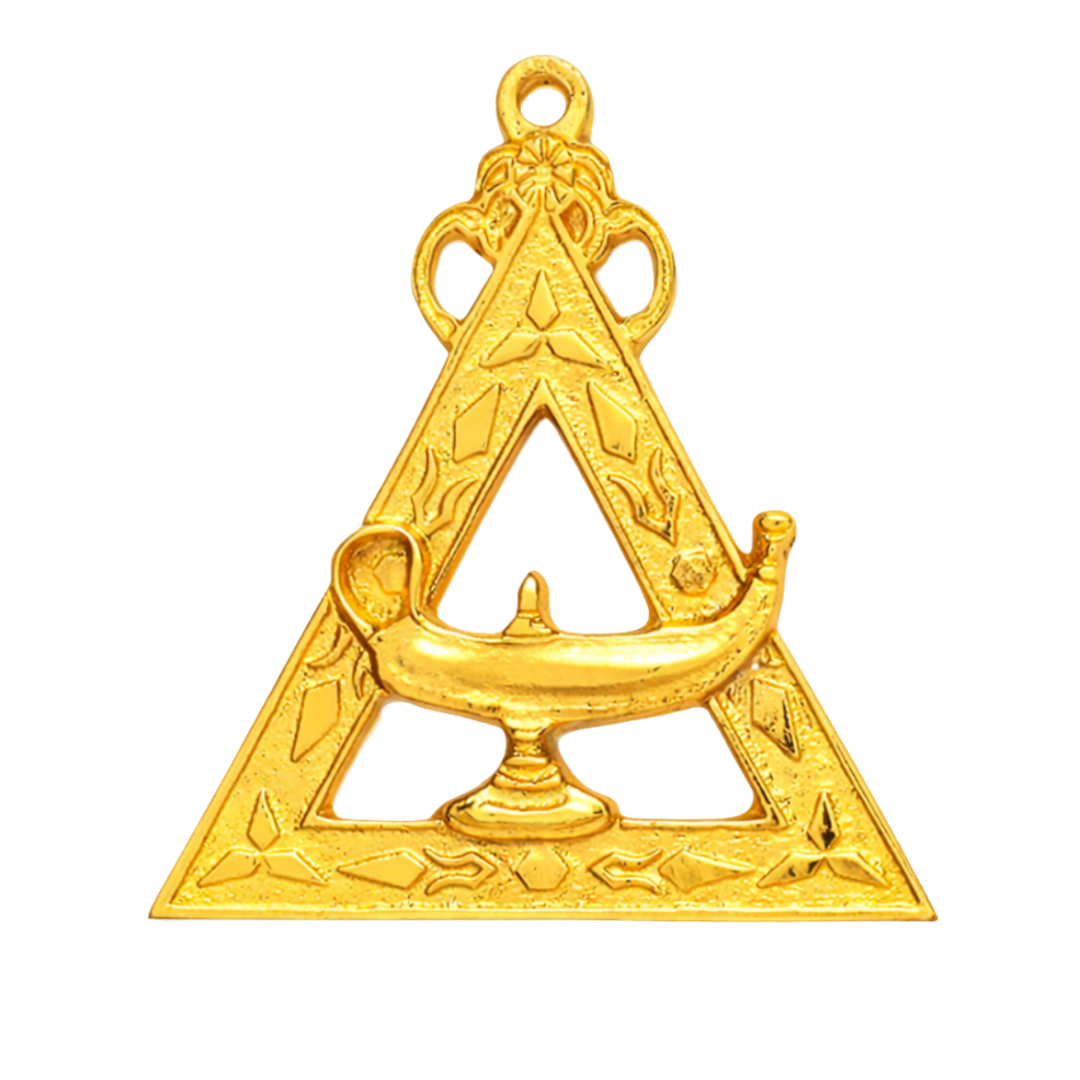 Archivist Royal Arch Chapter Officer Collar Jewel - Gold Plated