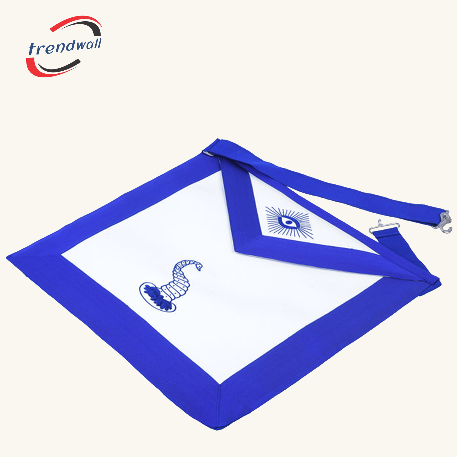Junior Steward Blue Lodge Officer Apron - Machine Embroidery