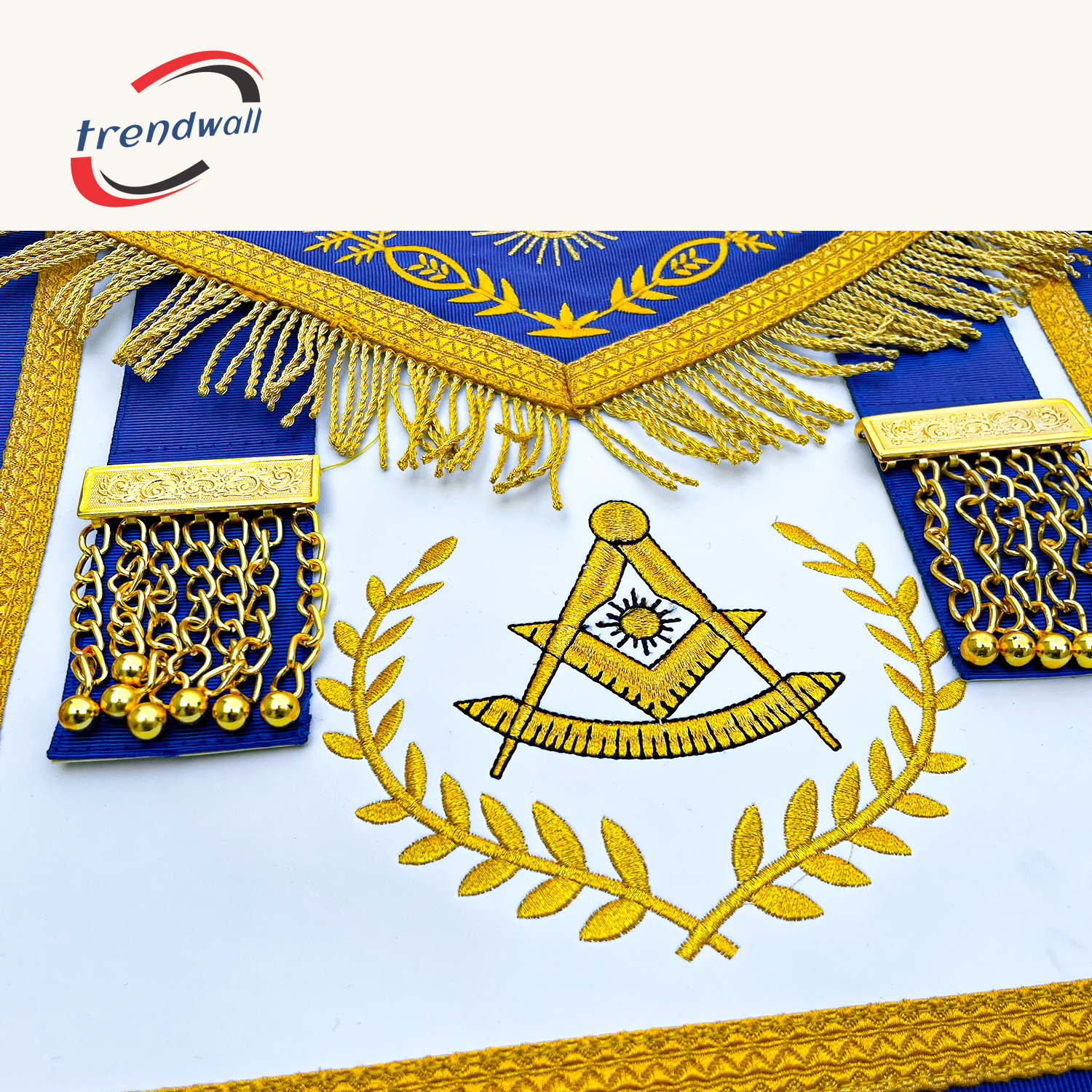 Masonic Blue Lodge Past Master Apron