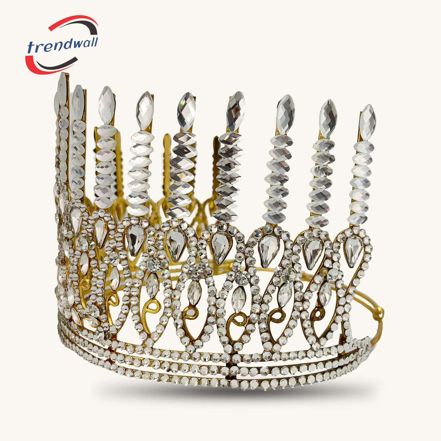 York Rite Daughter Crown Gold Tone – Rare and Elegant Design