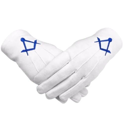 Master Mason Blue Lodge Gloves
