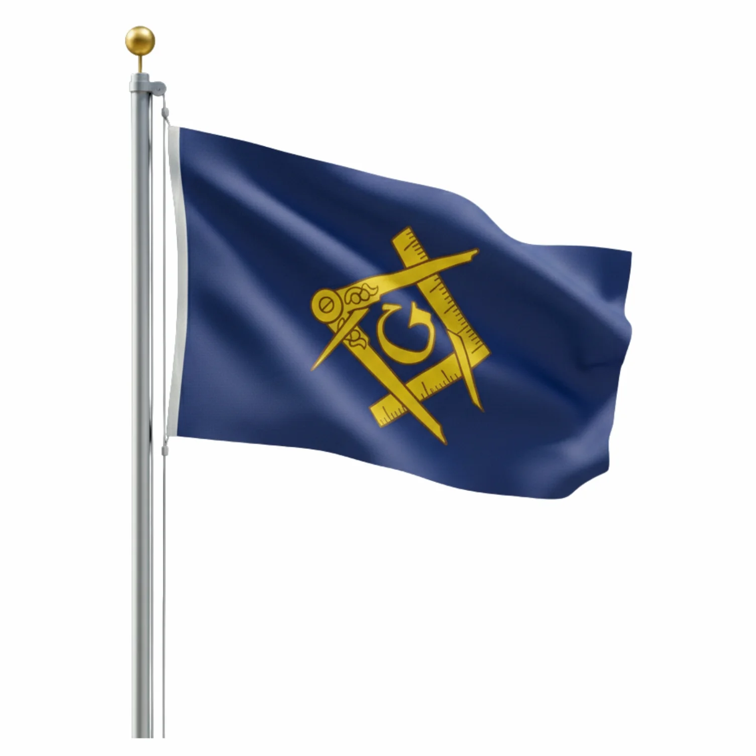 Masonic Mason Sleeved Garden Flag