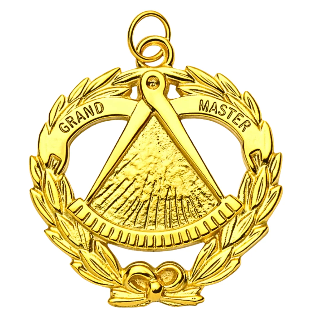 Grand Master Blue Lodge Collar Jewel - Gold Plated