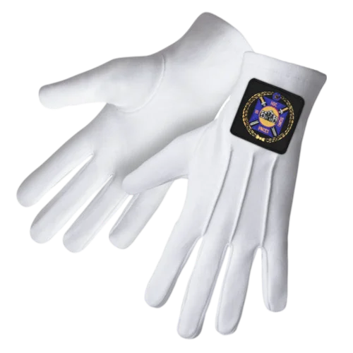 Knights Templar Commandery Gloves