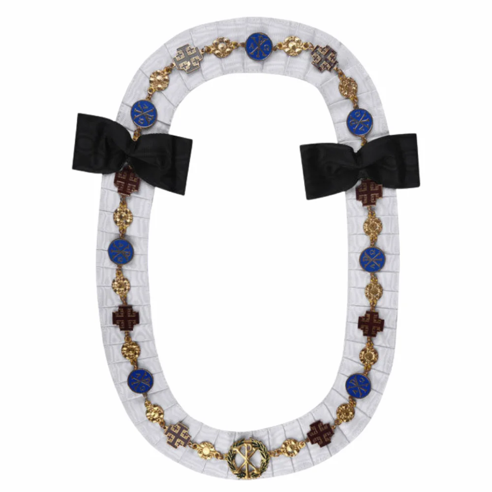 Knight Commander Red Cross of Constantine Chain Collar Gold with Bow
