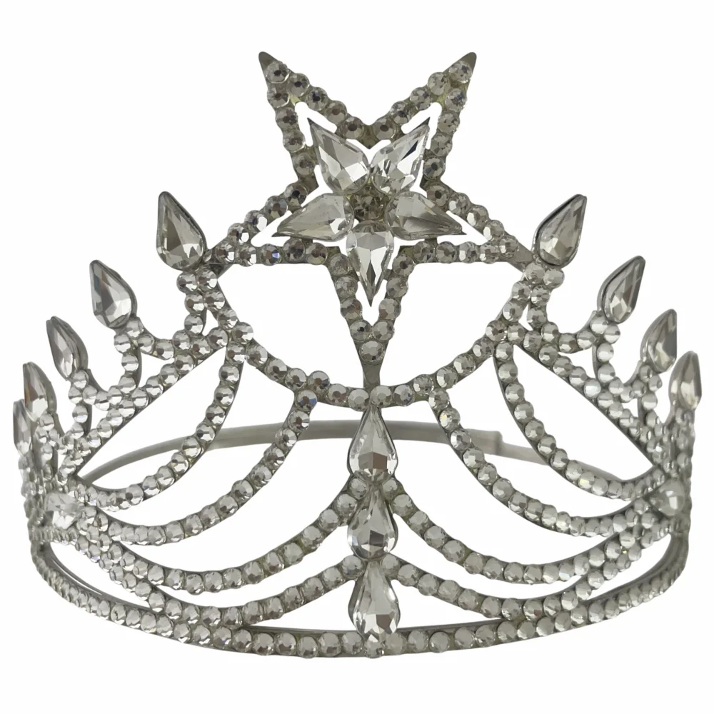 Masonic OES Crown Silver Tone Adjustable Fitting Best Quality