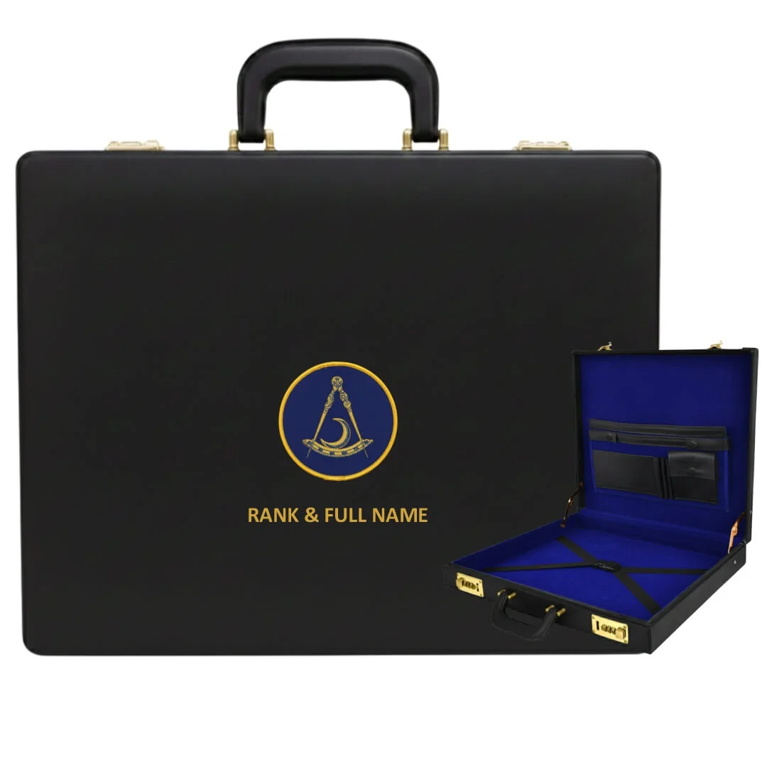 Past District Deputy Grand Master Blue Lodge Apron Case - Gold