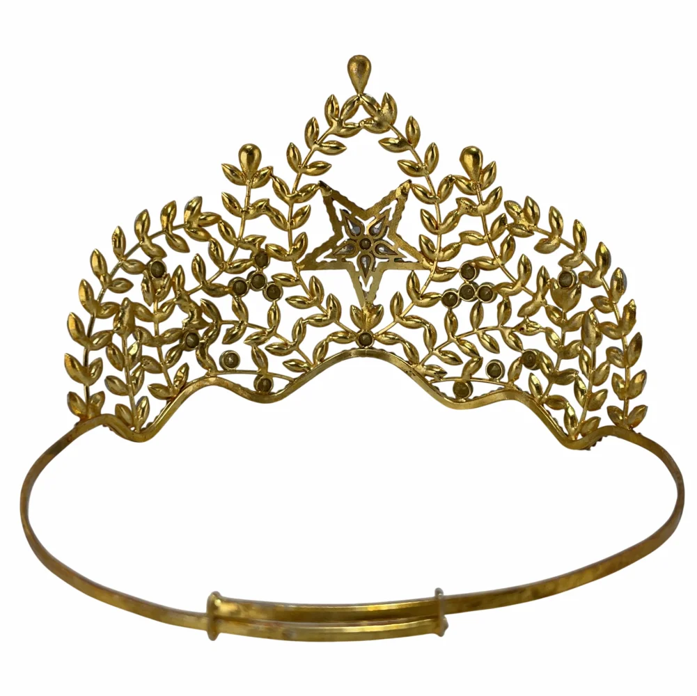OES Grand Worthy Matron Gold-Tone Crown