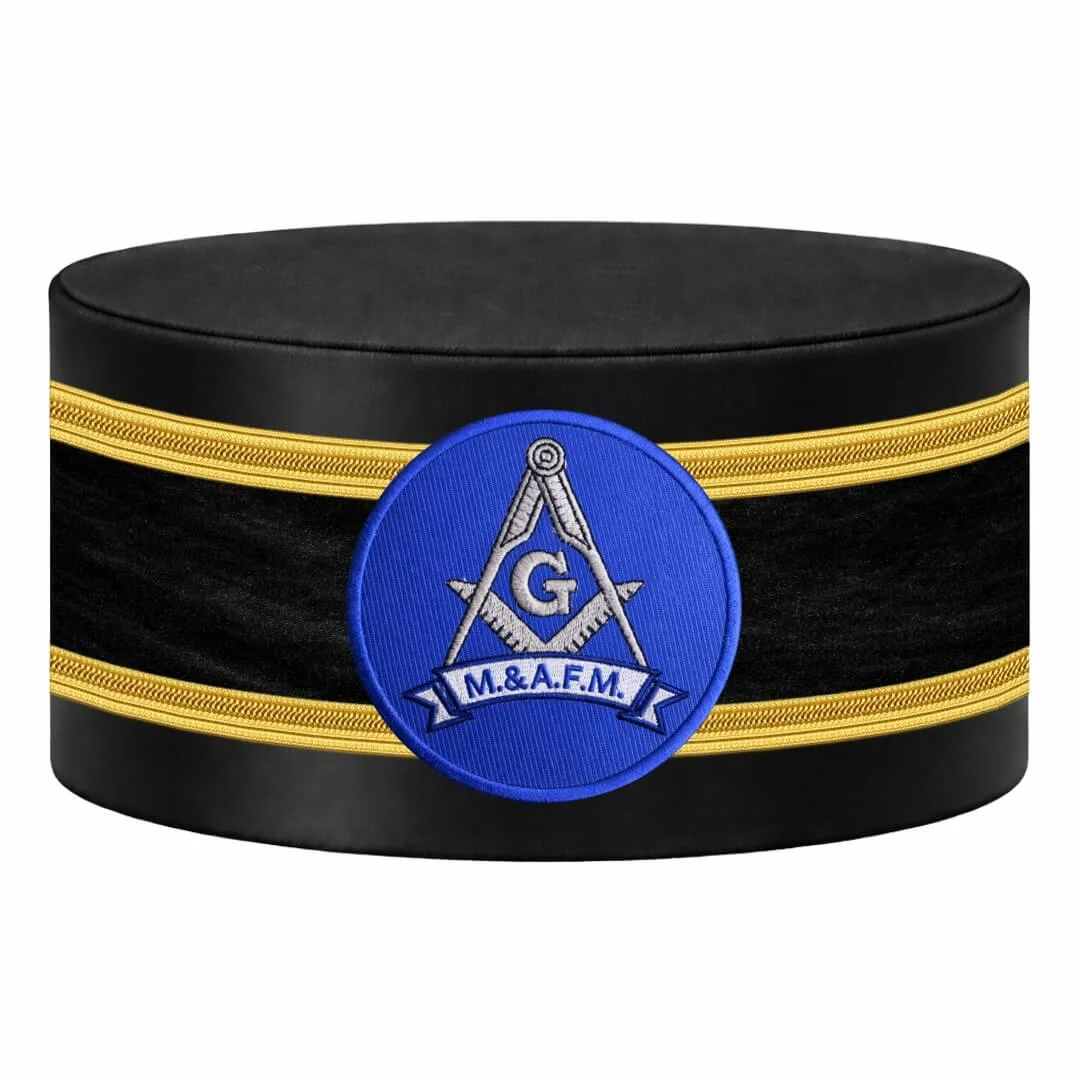 Master Mason Blue Lodge Crown Cap
