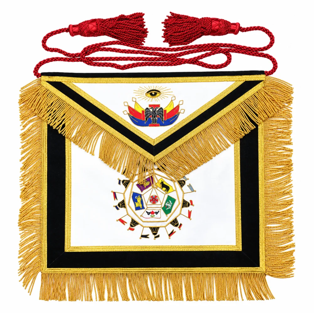 32nd Degree Scottish Rite Apron - Black Velvet