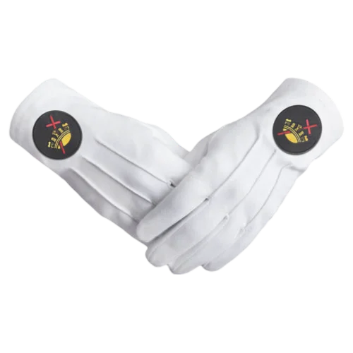 Knights Templar Commandery Gloves