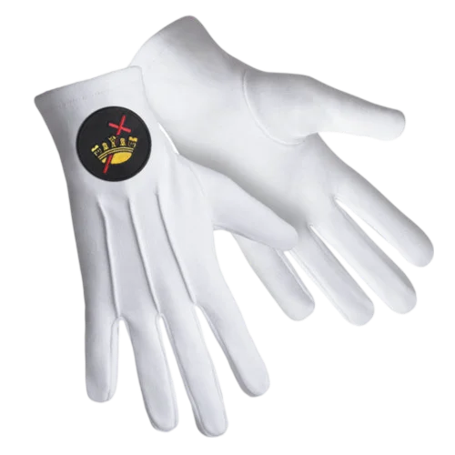 Knights Templar Commandery Gloves