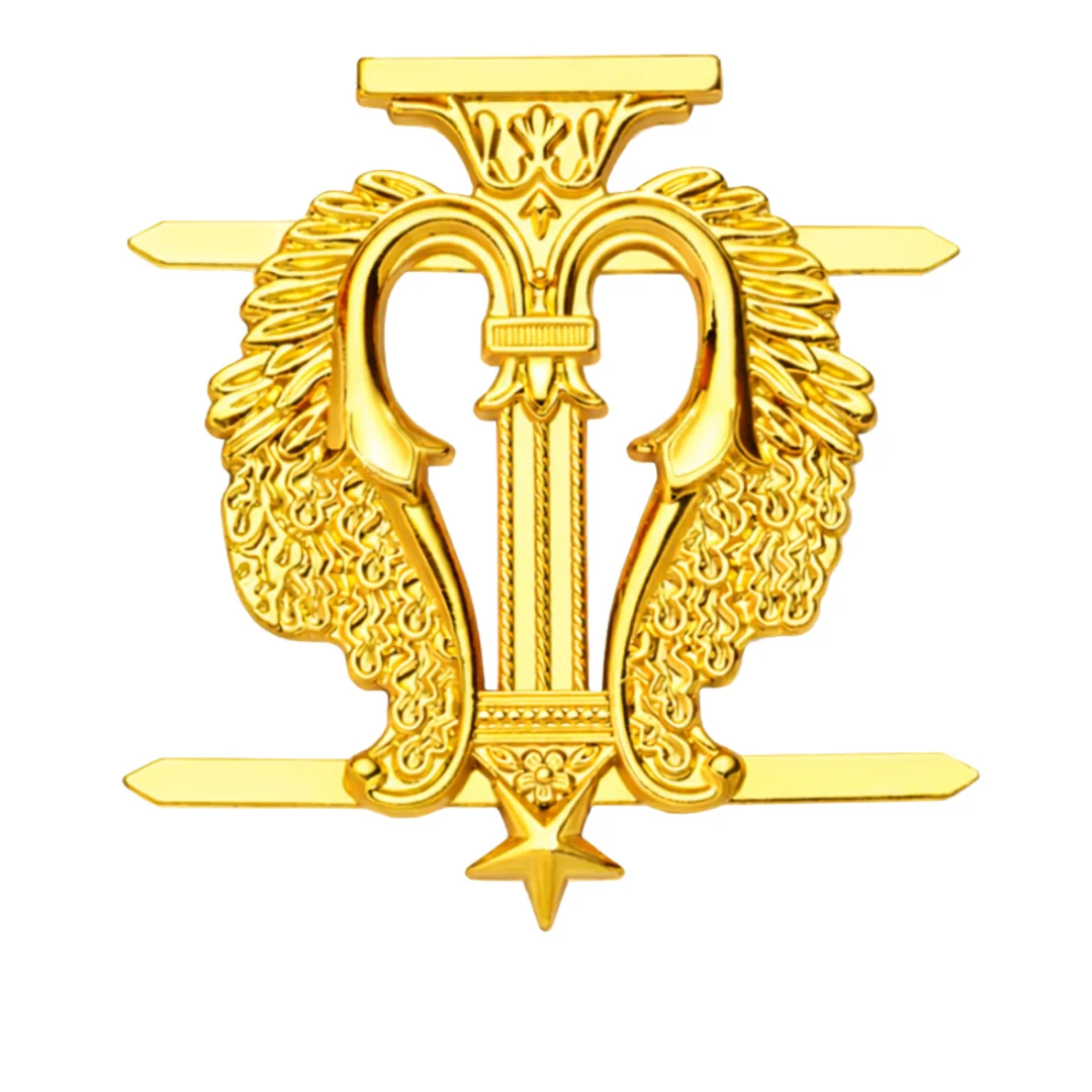 Organist Blue Lodge Officer Collar Jewel