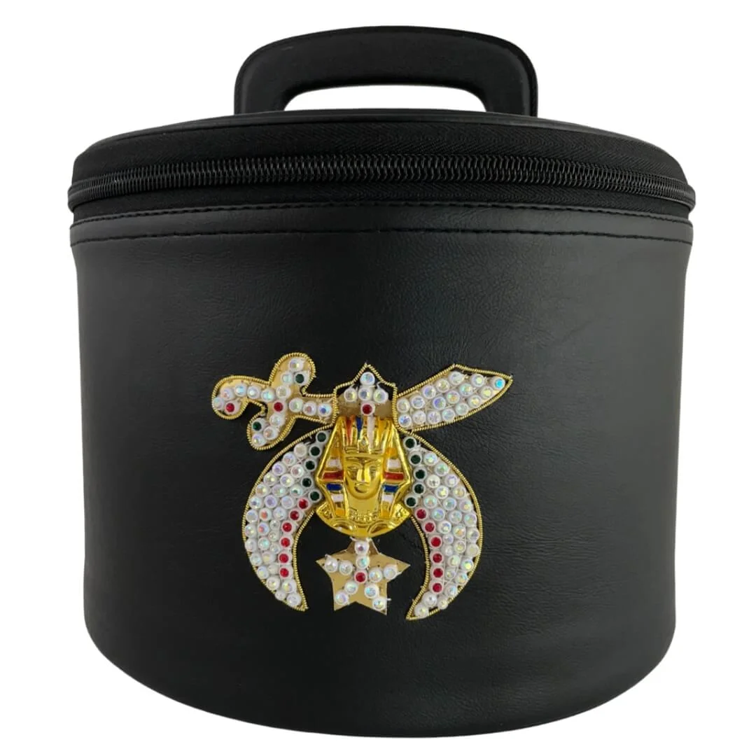 Masonic Shriner Fez Custom lodge Name with Fez case Hand embroidery