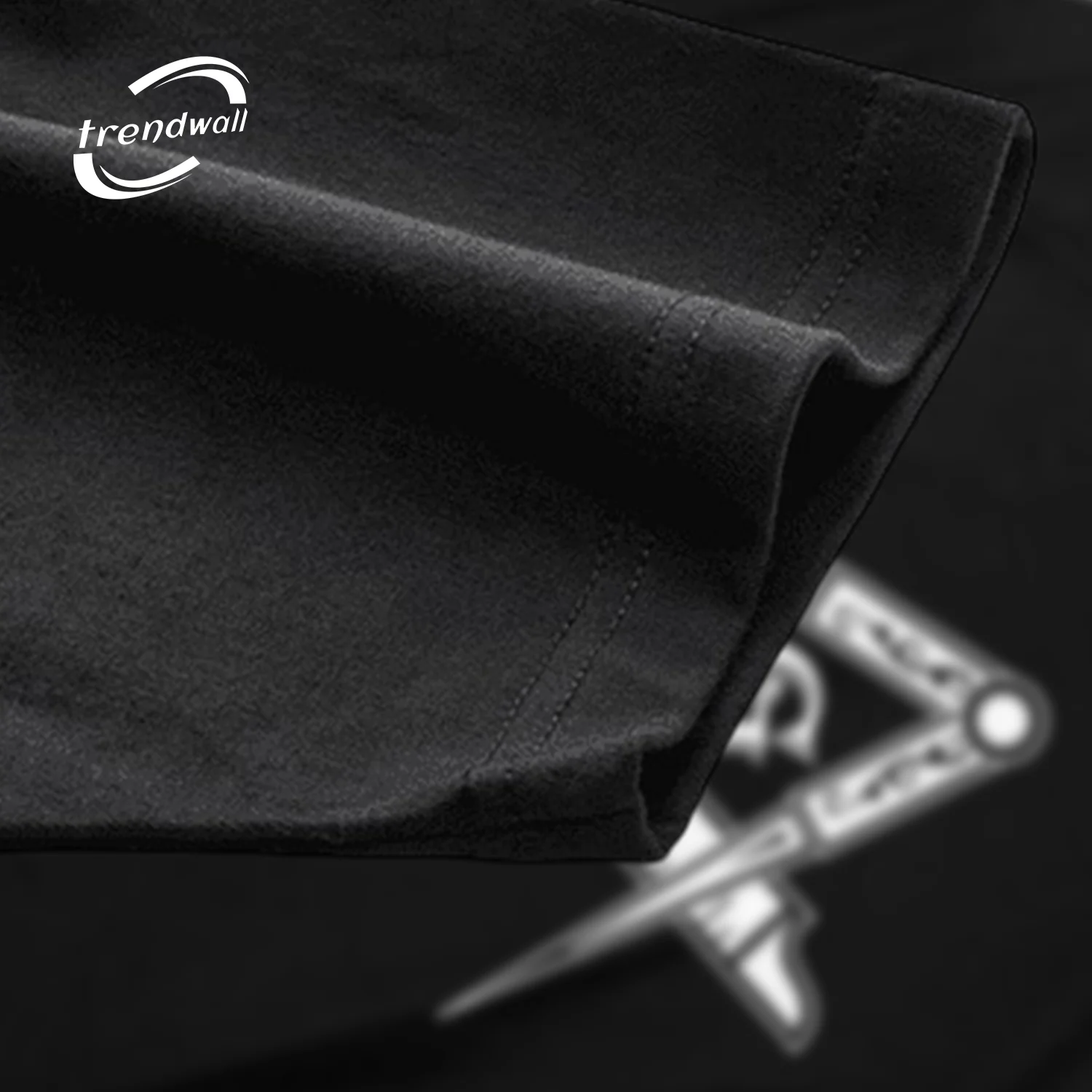 Black Masonic V-Neck T-Shirt