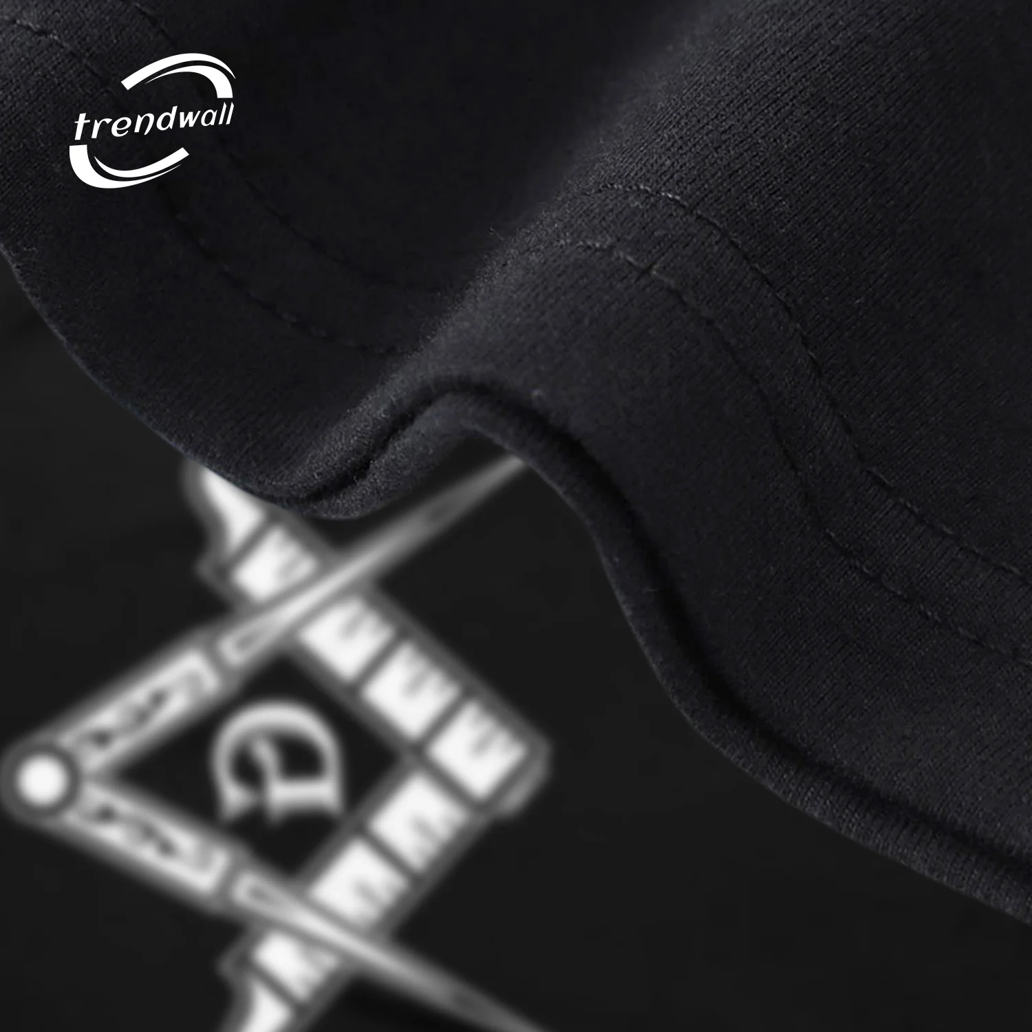 Black Masonic V-Neck T-Shirt