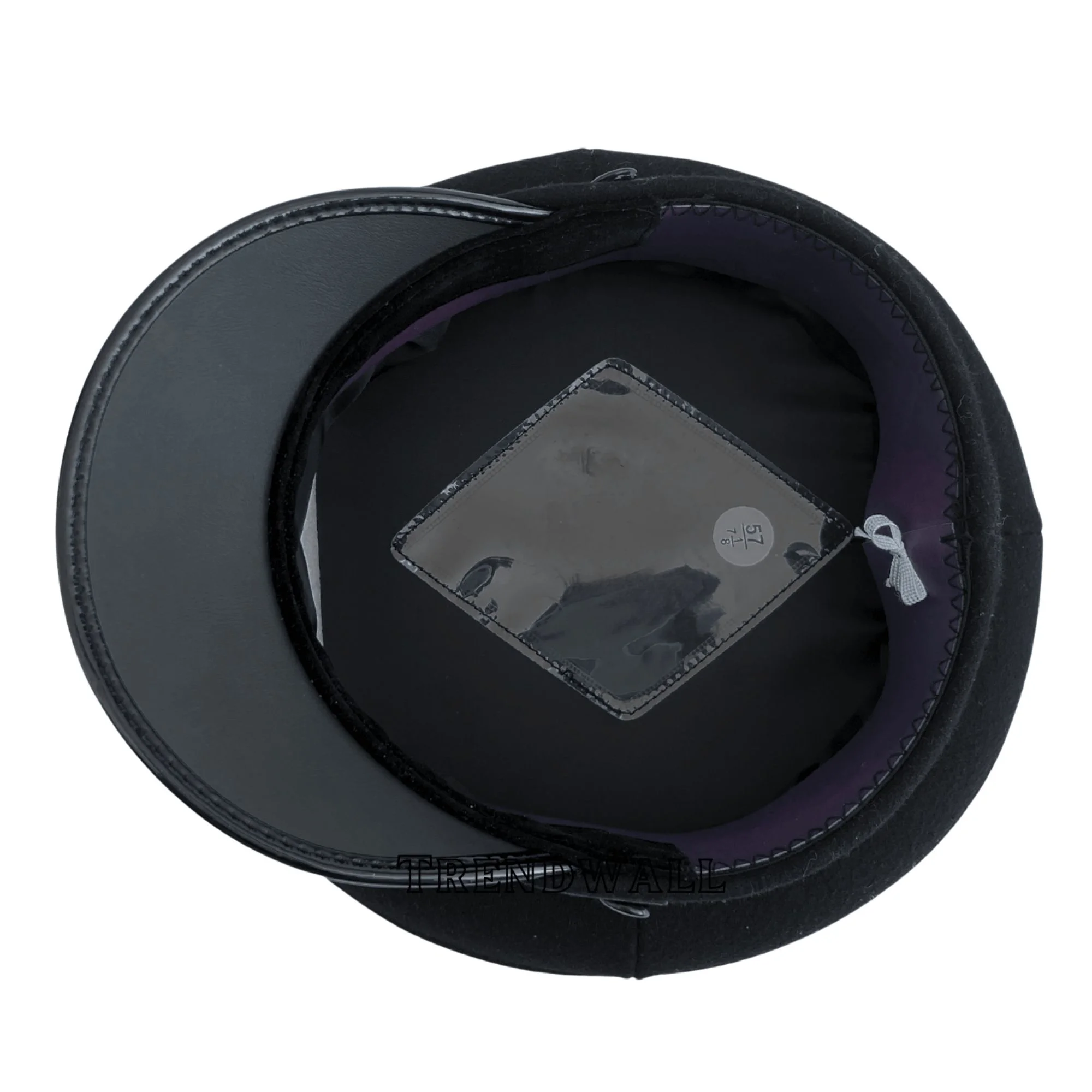 Past Commander Knights Templar Commandery Fatigue Cap Embroidery Cross Upside Down View