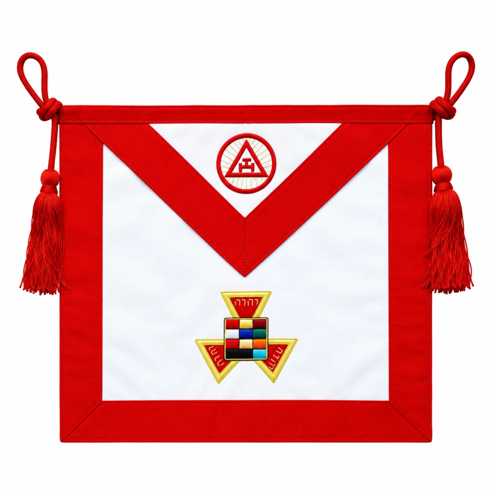 Past High Priest Royal Arch Chapter Apron - Red Velvet