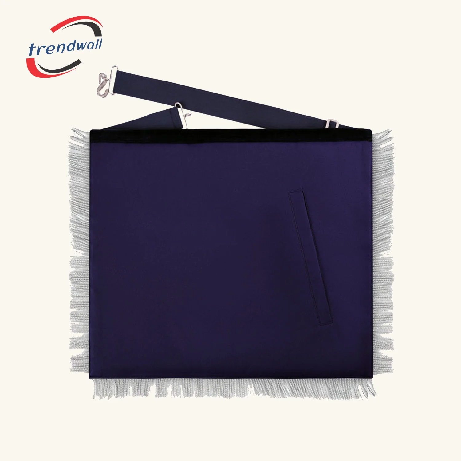  Junior Steward Blue Lodge Officer Apron - Dark Blue + Hand Embroidery
