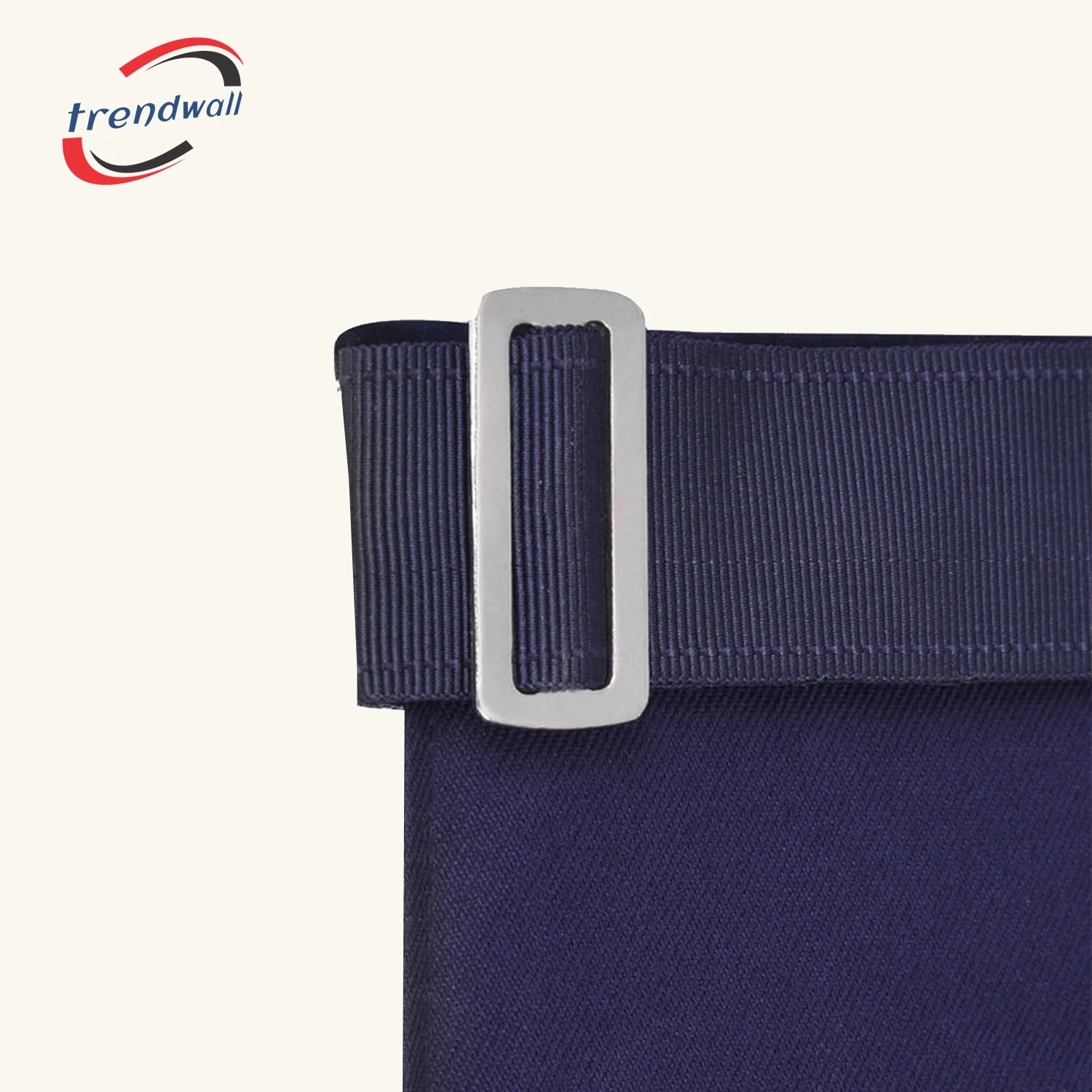  Junior Steward Blue Lodge Officer Apron - Dark Blue + Hand Embroidery