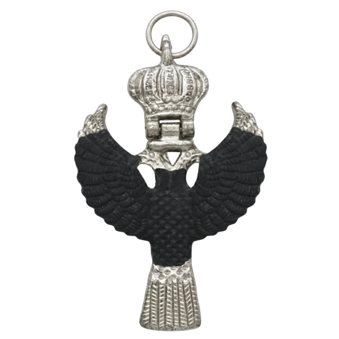31st Degree Rose Croix Scottish Rite Collarette Jewel Black Silver Crown