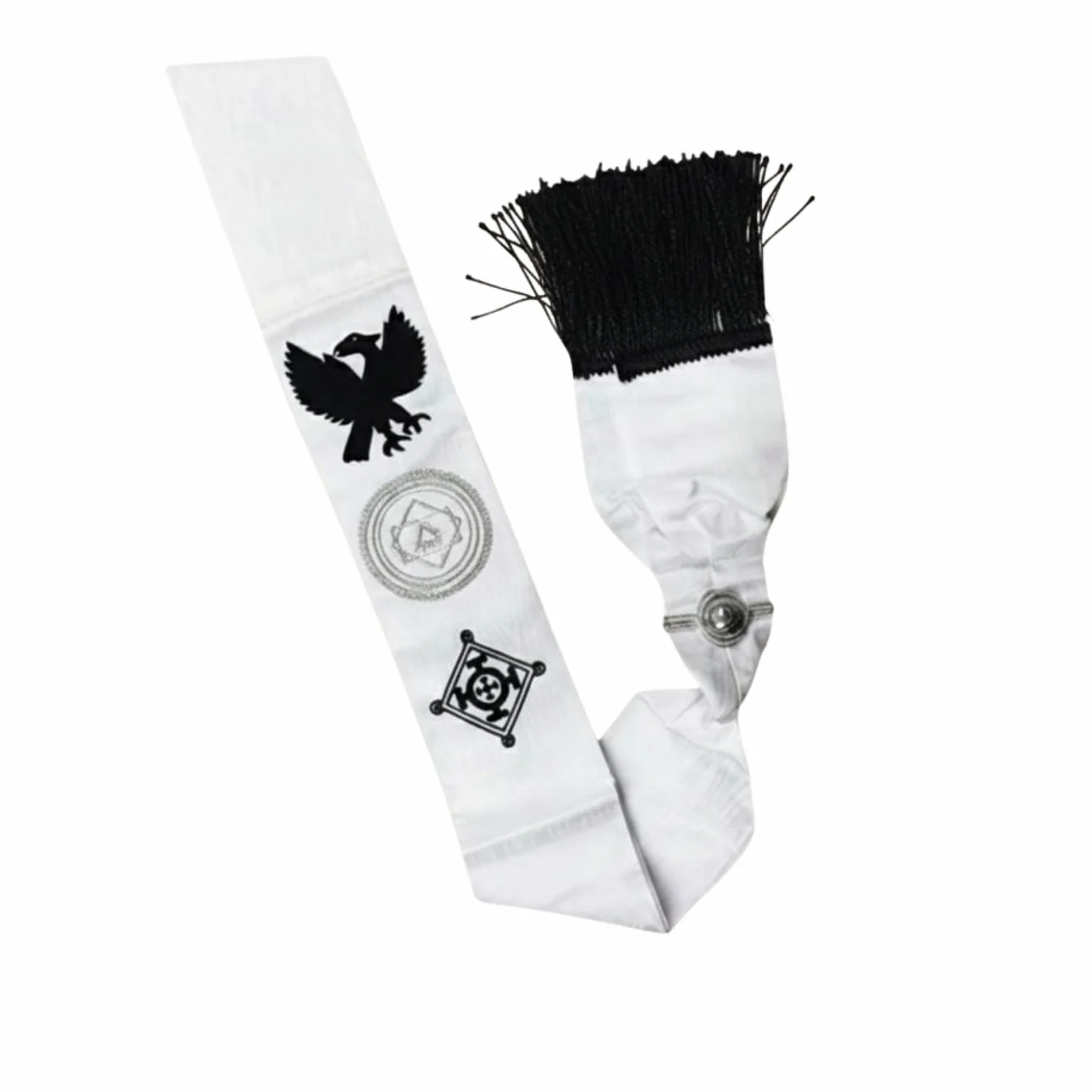 Commander Red Cross of Constantine Sash - White Ribbon
