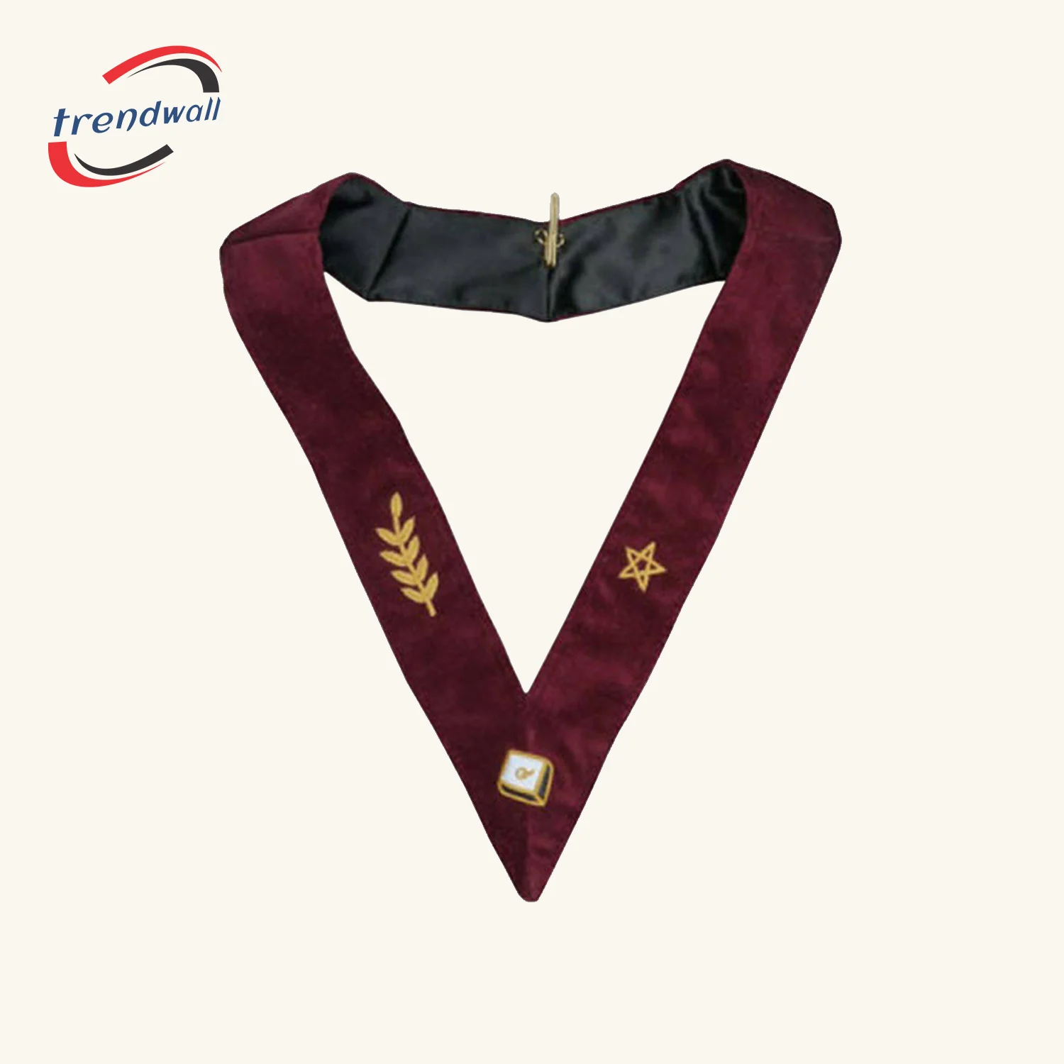 14th Degree Scottish Rite Collarette - Perfect Elu Maroon