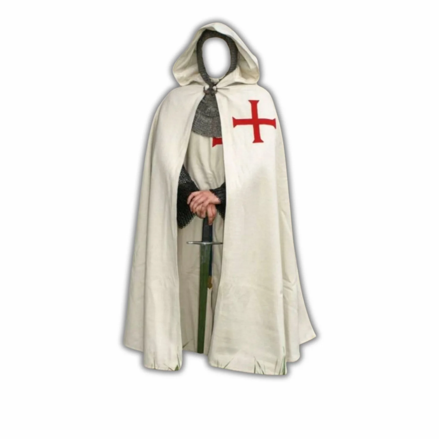 Knight Templar Cloak – Authentic Medieval Knights Crusader Cape