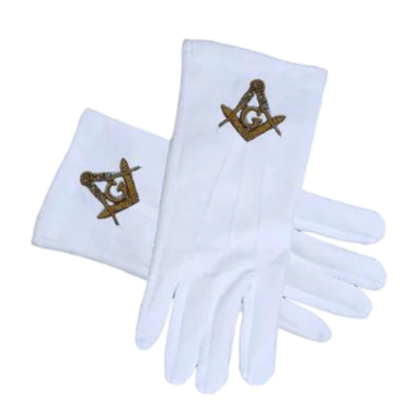 Master Mason Blue Lodge Gloves